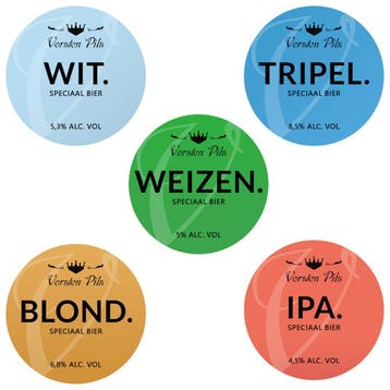 Vorsten Pils Speciaalbieren 20L - NU €75,- incl. btw, Ophalen, Overige typen