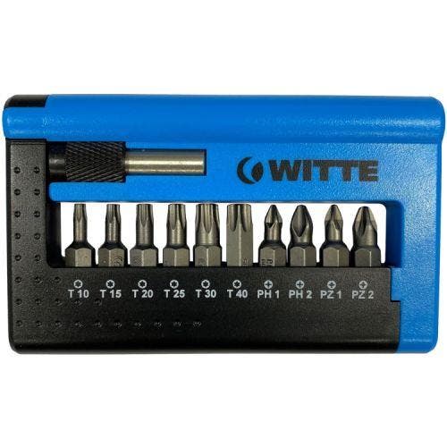 Witte Combit Box met bithouder 11-delig, Doe-het-zelf en Verbouw, Elektra en Kabels, Nieuw, Ophalen of Verzenden