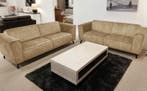 Bankstel Wolvega - rechte banken - Beige, Huis en Inrichting, Nieuw, Stof