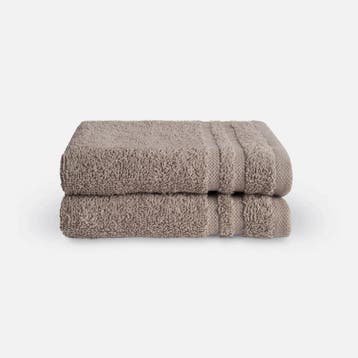 Byrklund Gastendoek Bath Basics Taupe set van 2, Verzenden, Nieuw