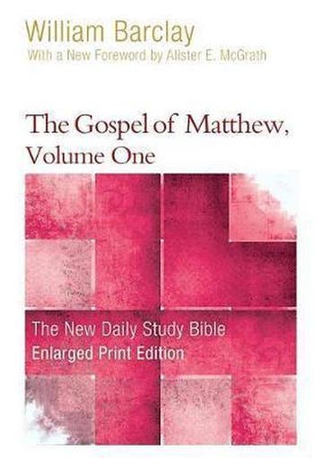 The new daily study Bible-The Gospel of Matthew, Volume One, Verzenden, Gelezen, William Barclay