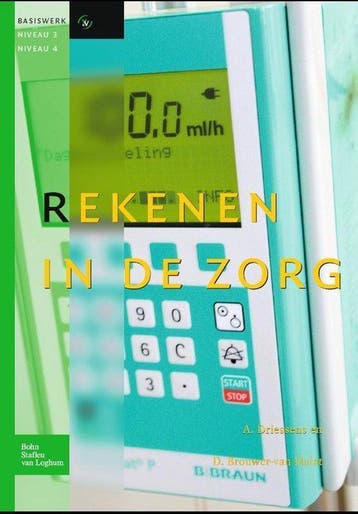 Rekenen in de zorg voor niveau 3-4, 9789031390816, Verzenden, Zo goed als nieuw, HBO