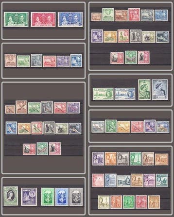 Malta 1937/1957 - Selectie van de periode van koning George, Gestempeld
