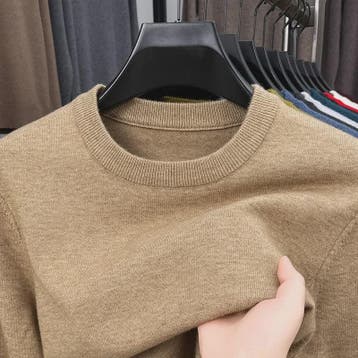 Heren Gebreide Trui met Diamantpatroon - Casual Ronde Hals,, Verzenden, Nieuw