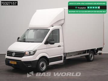 Volkswagen Crafter 140pk Automaat XL Laadklep NL Bakwagen Na, Automaat, Stof, Gebruikt, Euro 6