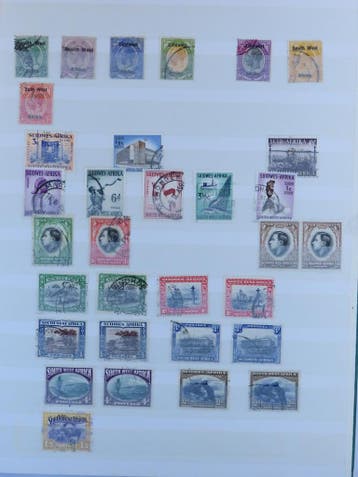 Engelse Kolonies leuk klein kavel met oud in boek, Ophalen of Verzenden
