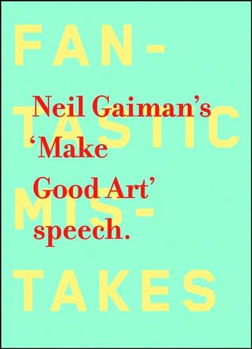 NEIL GAIMAN MAKE GOOD ART HC - Neil Gaiman 9780062266767, Verzenden, Gelezen, Neil Gaiman