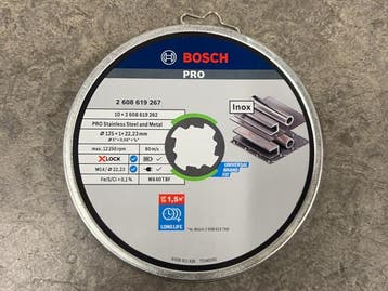Veiling - 20x Bosch Pro slijpschijf ø125mm 10-pack Standard, Nieuw