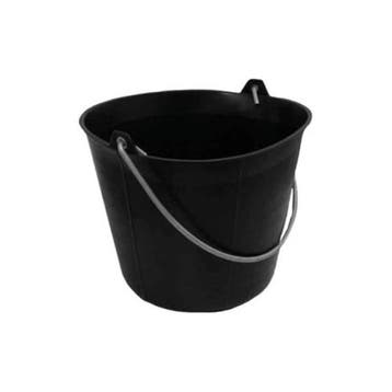 Emmer | Toolland | 11 liter (PVC, Zwart), Verzenden, Nieuw