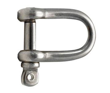 Talamex D-sluiting - oogbout RVS 10 mm, Ophalen of Verzenden, Nieuw