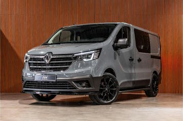Renault Trafic 2.0 dCi 150 PK DC | Dubbel cabine | 6-Zitter, Automaat, Stof, Gebruikt, Zwart