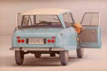 Moulinsart/Hachette - Tintin - 1 - Voiture 1/24 - LAmi 6 Du, Nieuw