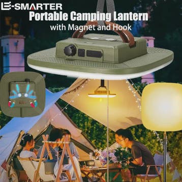 Oplaadbare Camping LED Lamp met Magneet & Haak - Sterk Licht, Verzenden, Nieuw