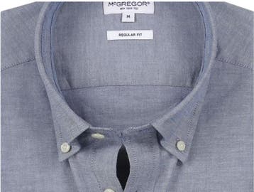 2dekans | McGregor Stretch Oxford Overhemd Heren – Navy –, Ophalen of Verzenden, Nieuw, McGregor