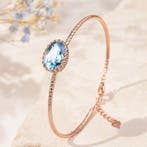 Zonder minimumprijs - Armband Zilver - Topaz -, Nieuw