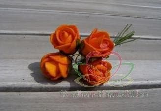 Mini Foam Roos Fel Oranje 2 cm Doosje 144 stuks, Ophalen of Verzenden, Nieuw