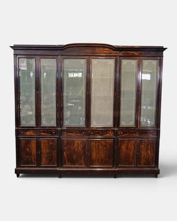 Boekenkast - Hout, Glas