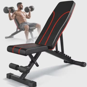 Opvouwbare Trainingsbank met 28 Posities & Push-Up Board - V, Sport en Fitness, Verzenden, Nieuw