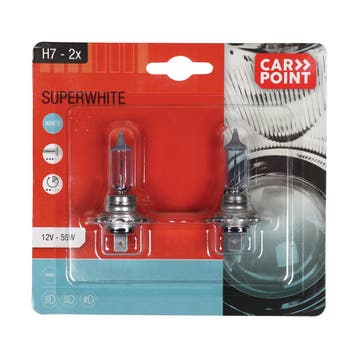 Carpoint Superwhite H7, 12V55W, Verzenden, Nieuw