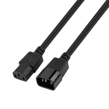 Flexibele C14 naar C13 stroomkabel | ProCable | 1 meter, Verzenden, Nieuw