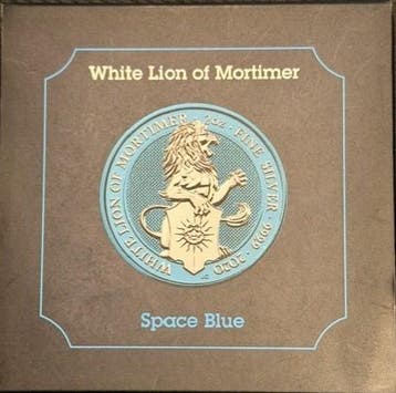 Queens Beast White Lion of Mortimer 2 oz 2020, Verzenden, Losse munt, Zilver