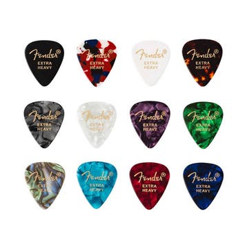 Fender 351 Vorm Gitaarpicks Extra Zwaar 12 Stuks Voor, Ophalen of Verzenden, Nieuw