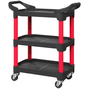 TRUUSK Werkplaats Rolwagen - 3 Niveaus - Handvat - Montagewa, Verzenden, Nieuw