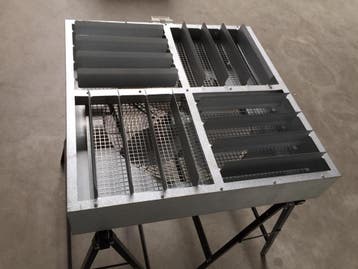 Mark Ecofan W82 (17 stuks voorradig), Ophalen of Verzenden, Gebruikt, 800 watt of meer, Kachel