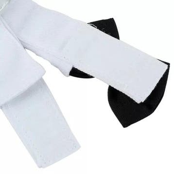 Luxe kattenstrik wit met zwarte, rode of blauwe strik, Dieren en Toebehoren, Verzenden, Nieuw