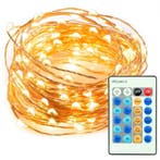Ledmaxx 20 meter koperkabel met 200 leds incl. afstandsbe..., Ophalen of Verzenden, Nieuw