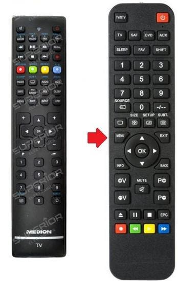 Medion RC1222 afstandsbediening, Verzenden, Nieuw