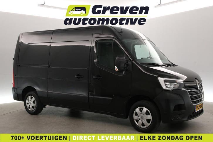 Renault Master T33 2.3 dCi L2H2, Auto's, Bestelauto's, Onderhoudsboekje, Lease, Handgeschakeld, Zwart, Financial lease, Stof, Diesel