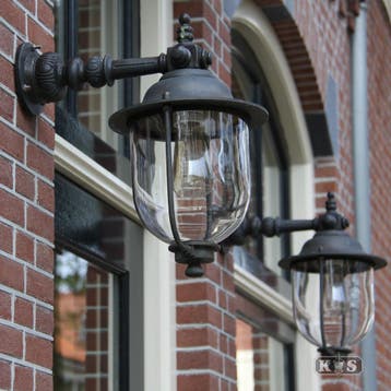 Bronzen buitenlamp Lindau hang L Buitenverlichting, Overige materialen, Verzenden, Wandlamp, Nieuw