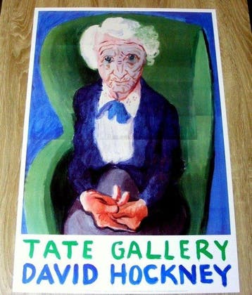 David Hockney - My mother Bridlington