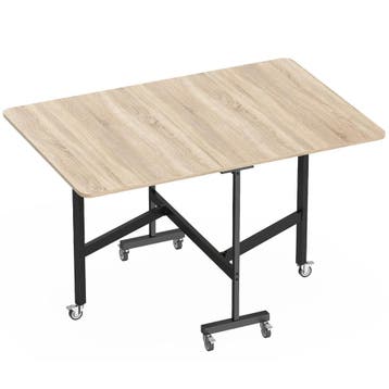 Mobiele Klaptafel Met 6 Wielen En Remmen, Opvouwbare Keukene, Verzenden, Nieuw