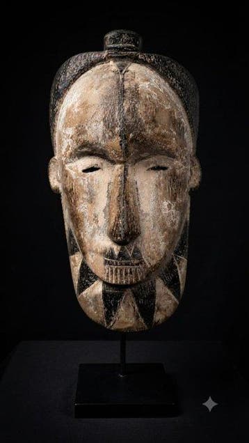Prachtig masker Fang - ngontang - Giftand - Gabon (Zonder