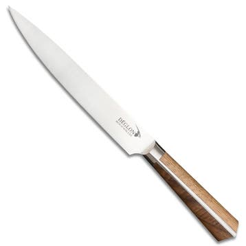 Déglon Vleesmes 19 cm – Houten Handgreep – Uniek Design, Ophalen of Verzenden, Nieuw, Hout