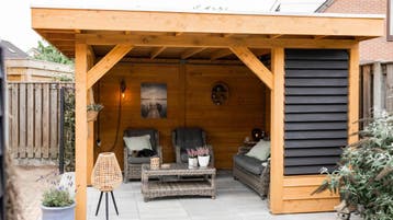 ALL-IN DEAL- Overkapping met flex-fence 4x3m voor €3390, Ophalen of Verzenden, Nieuw, Veranda