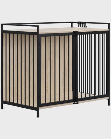Stijlvolle Houten Hondenkennel met Afsluitbare Deur - 104x92, Dieren en Toebehoren, Verzenden, Nieuw