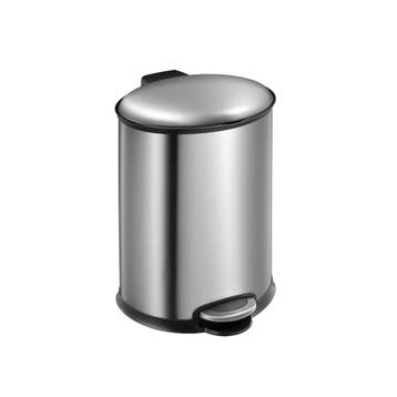 EKO Ellipse Step Bin 12 ltr - Mat RVS, Verzenden, Nieuw
