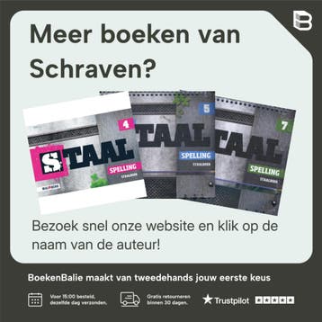groep 6 / Staal spelling (set 5 ex) / werkboek a - Schraven, Verzenden, Gelezen, Schraven