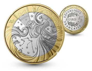 Astrologie collectie - Waterman 5 euro 2026 - Frankrijk, Verzenden