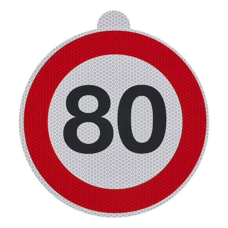 ProPlus Snelheidssticker 80 – Italië – RA2 / DGM 57477, Hobby en Vrije tijd, Gezelschapsspellen | Overige, Nieuw, Ophalen of Verzenden