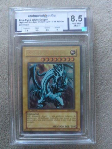Konami - 1 Graded card - Yu-Gi-Oh! - Blue-Eyes White Dragon, Nieuw