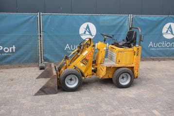 Veiling: Kniklader Knikmops 90 Diesel 2006, Ophalen, Wiellader of Shovel