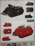 Chaos Space Marines Chaos Rhino (Warhammer 40.000 nieuw), Hobby en Vrije tijd, Wargaming, Ophalen of Verzenden, Nieuw