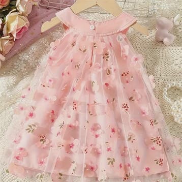 Roze Bloemen Jurk Baby Meisje Zomer - Mouwloos & Lieflijk, Kleding | Dames, Jurken, Verzenden, Nieuw