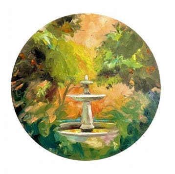 Antonio Valenzuela - Un patio de Sevilla, Antiek en Kunst, Kunst | Schilderijen | Modern