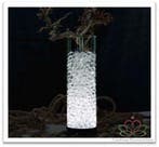Glas Vaas 28 cm met Ledbodem, Hobby en Vrije tijd, Ophalen of Verzenden, Nieuw