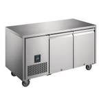 Polar U-serie tweedeurs koelwerkbank 267L, Verzenden, Nieuw in verpakking, Koelen en Vriezen